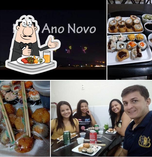 Comida em Aiko Sushi e Pizza