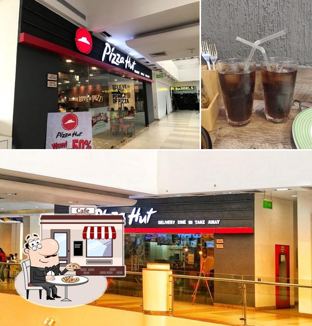 Check out the image showing exterior and beverage at Pizza Hut Mall Of Amritsar, Amritsar