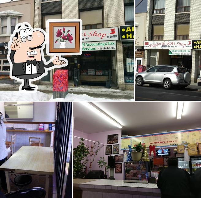 Danforth Roti Shop in Toronto Caribbean restaurant menu and reviews