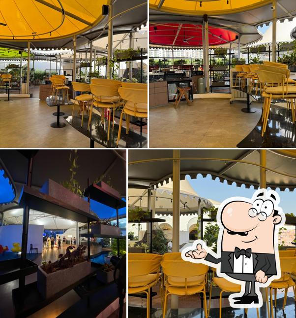 The interior of Spice Petals - a Fleet Restro & Banquet