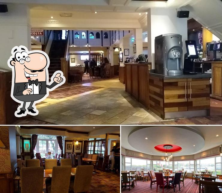 The interior of The Sparrow Brewers Fayre