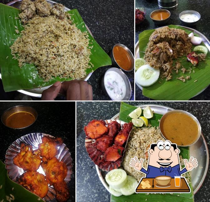 Meals at Bhuvaneshwari Hotel