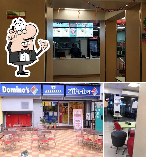 The interior of Domino's Pizza Waghapur, Yavatmal