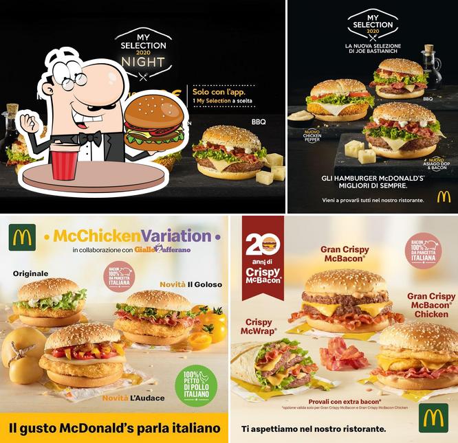 Ordina un hamburger a McDonald's Verolanuova