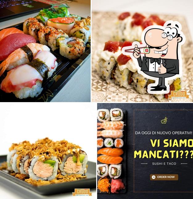 Ordina le varie opzioni di sushi