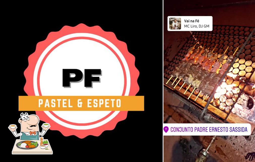 Comida em PF Pastel&Espeto