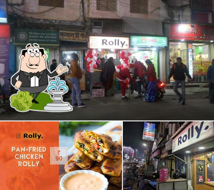 The picture of Rolly.’s exterior and food