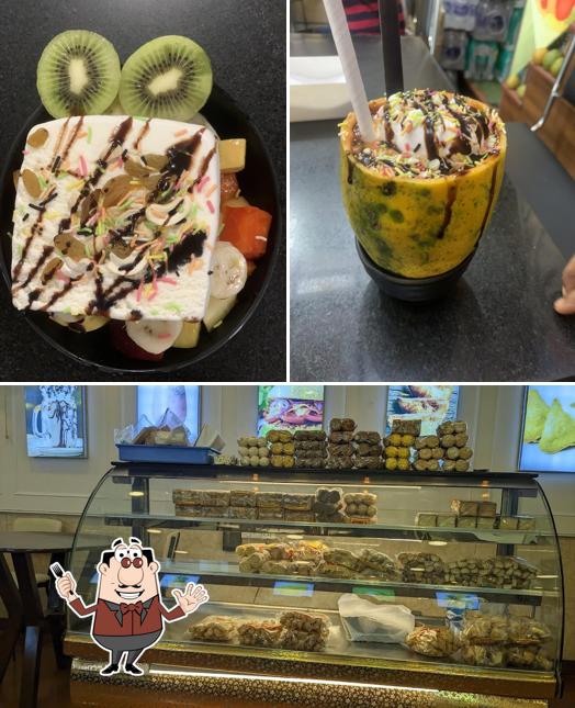 Food at Babaji Cold Drinks