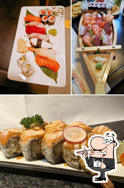 Prenditi le varie opzioni di sushi