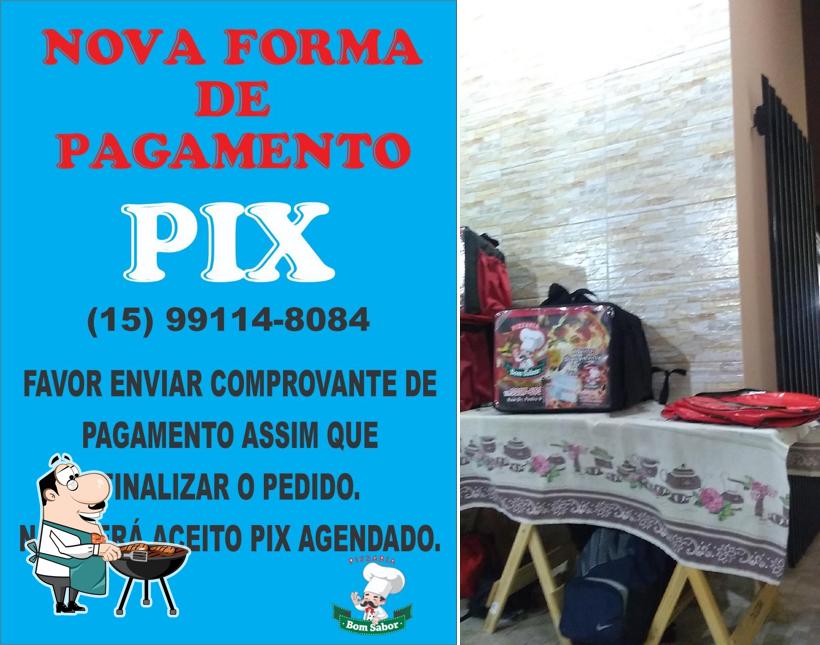Look at the picture of Pizzaria Bom Sabor delivery