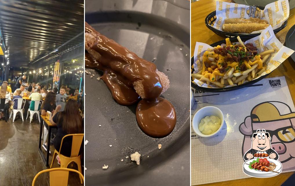Comida em Bacontente Burger