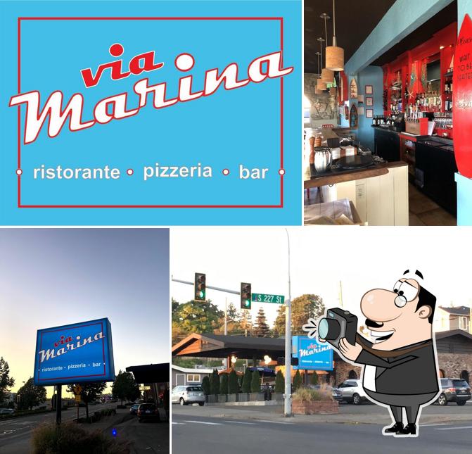 via Marina Wood Fired Pizza & Italian Cafe in Des Moines Restaurant menu and reviews