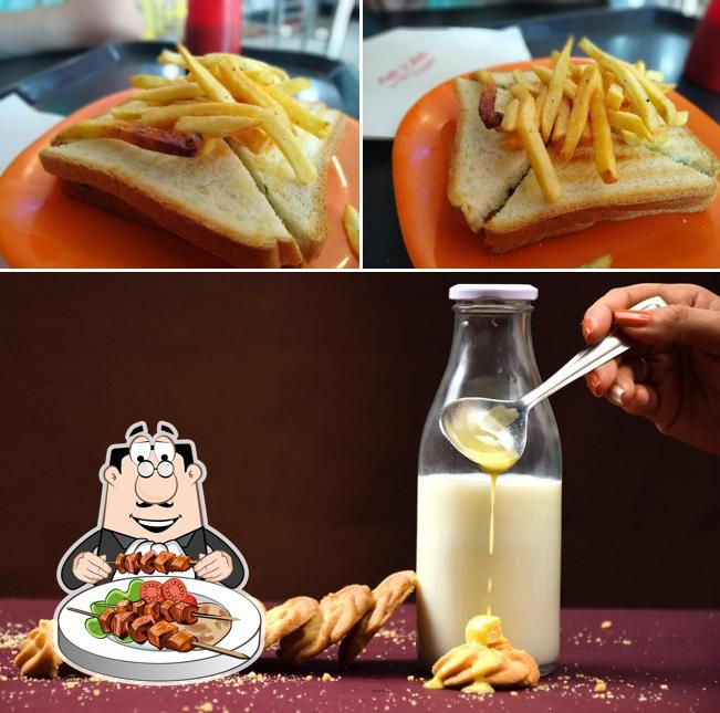 Food at Puffs n Rolls