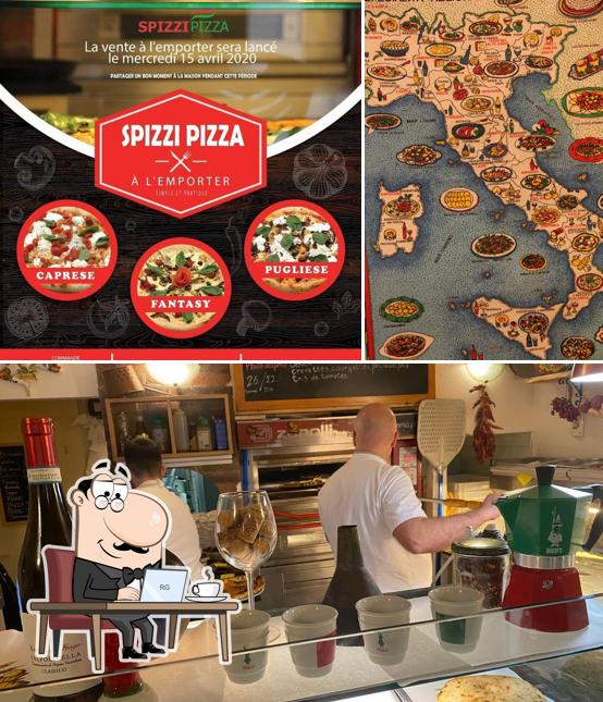 Gli interni di Spizzi Pizza