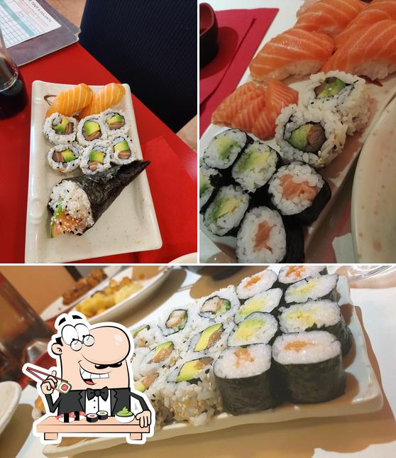 Choisissez différentes options de sushi