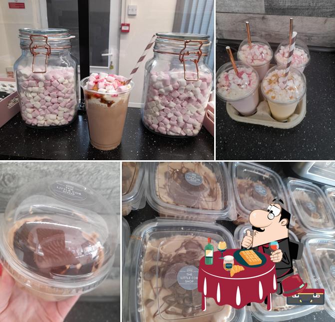 The Little Cob Shop Spondon offers a variety of sweet dishes