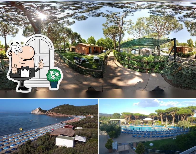 Gli esterni di Camping Village Baia Azzurra