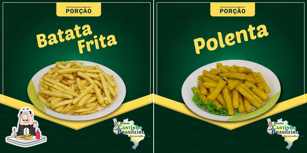 Experimente fritas no Cantinho Brasileiro