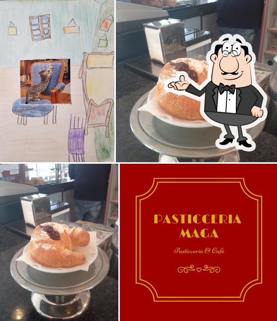 Gli interni di Caffè Pasticceria Maga