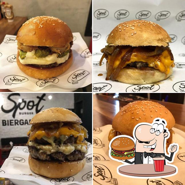 Consiga um hambúrguer no Spotin Burger