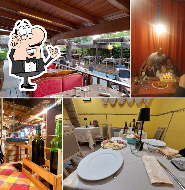 Gli interni di Trattoria - Pizzeria Magnoz