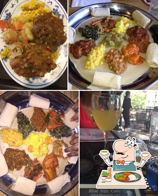 Food at Blue Nile Cafe