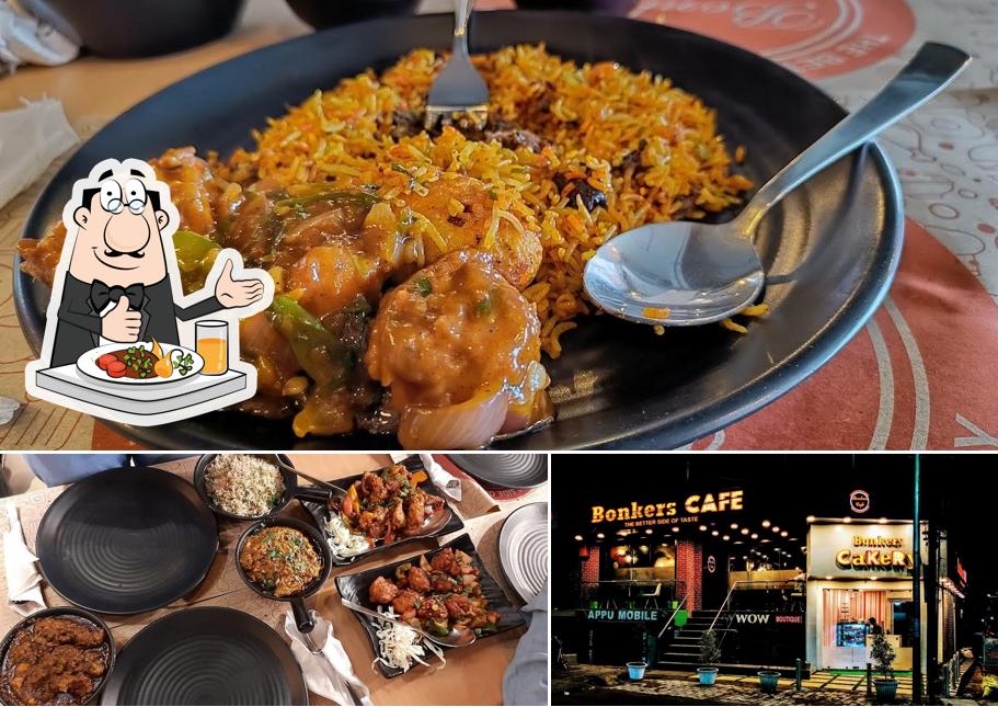 Food at Bonkers Cafe & Restaurants