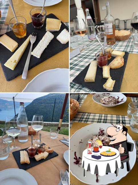Piatto di formaggi al Agriturismo Belvedere