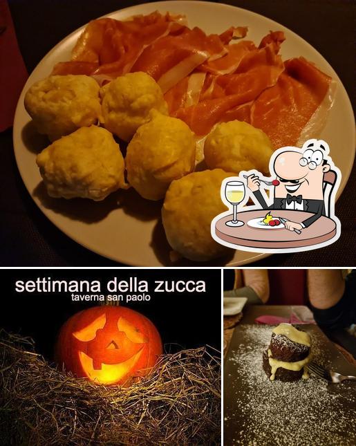 Cibo al Taverna San Paolo