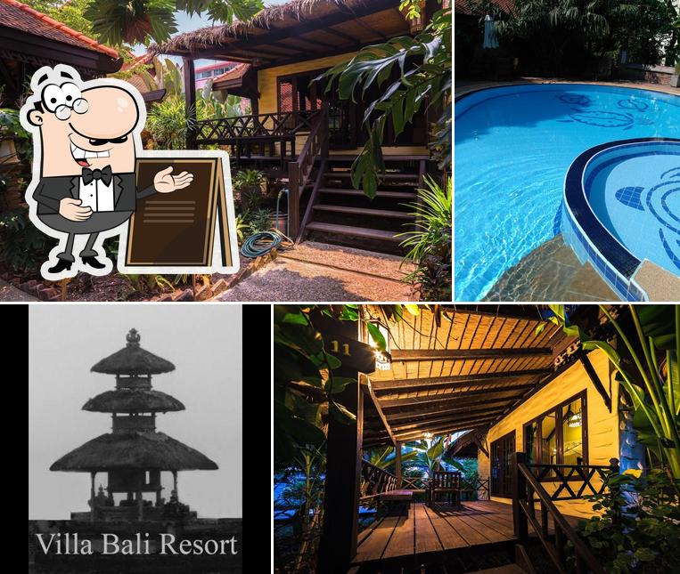 La parte exterior de Villa Bali Eco Resort & Bali Pizzeria [Rayong]