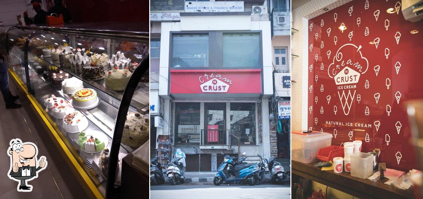 Look at this pic of Cream 'N' Crust Cafe