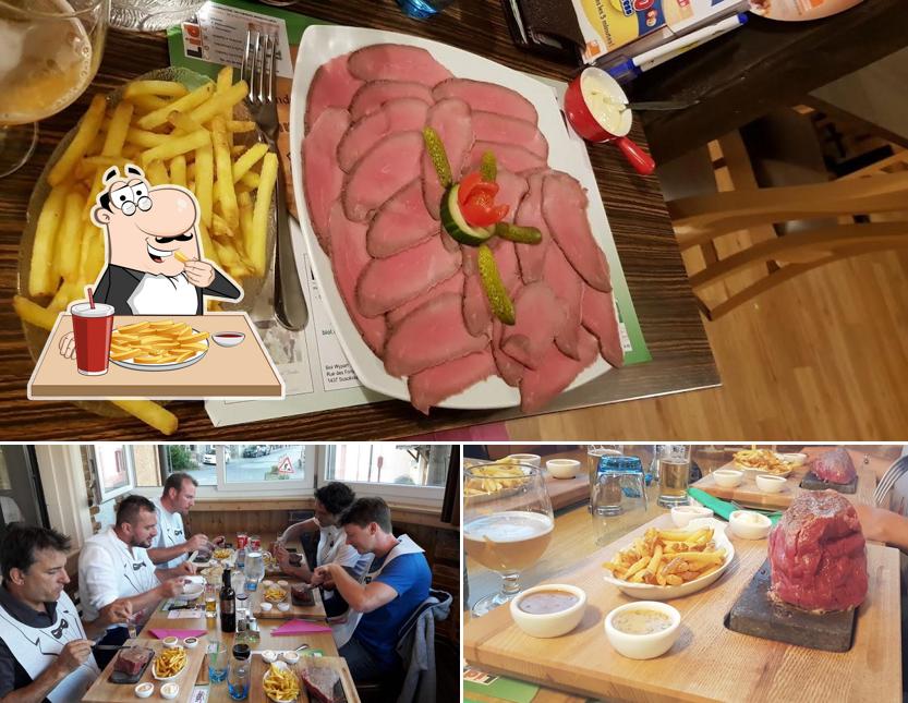 Frites à la maison du taquet rances