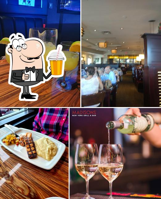 Profitez d'une boisson à Madisons New York Grill & Bar - St-Dorothee
