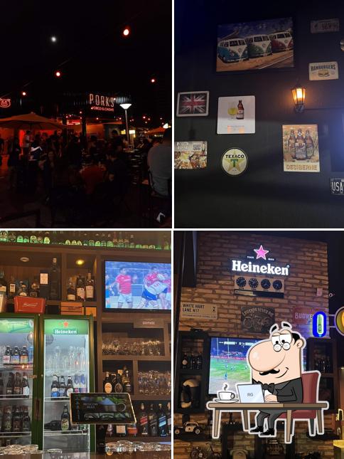 O interior do Finnegans Gastronomia