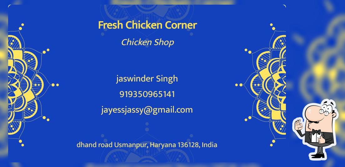 Fresh chicken corner and meet shope