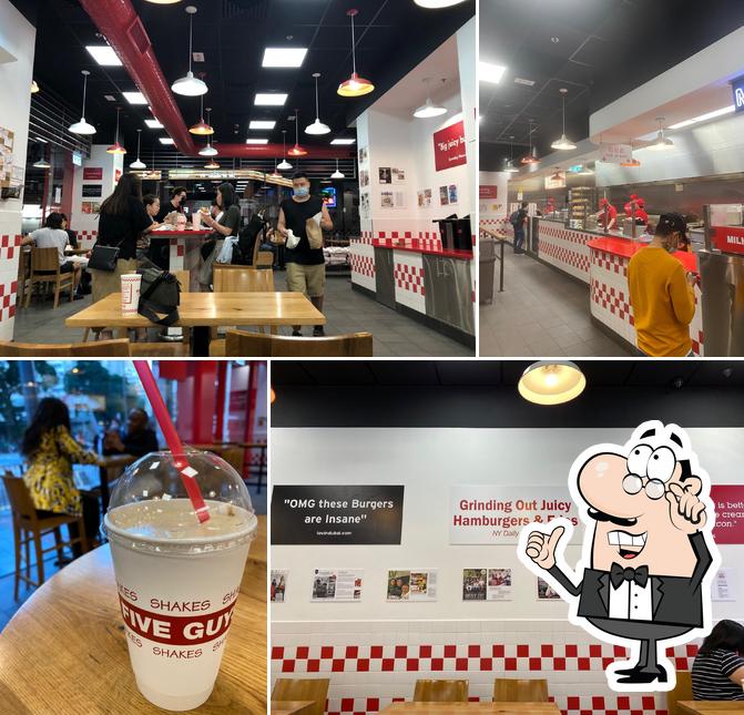 Five Guys restaurant, Hong Kong, 60 Johnston Rd Restaurant menu and
