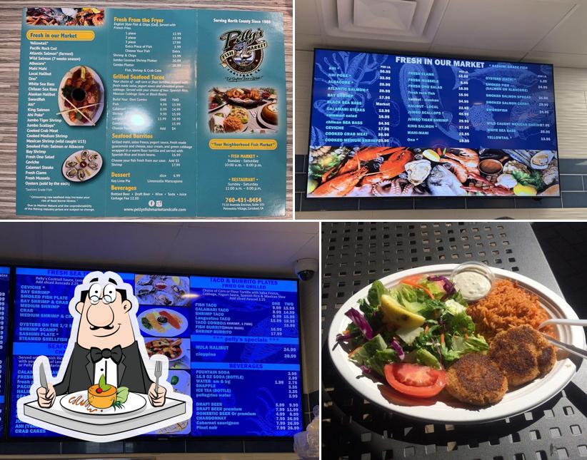 Pelly's Fish Market & Cafe in Carlsbad Restaurant menu and reviews