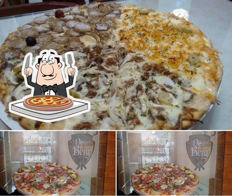 No Pizzaria Dom Berg, você pode desfrutar de pizza