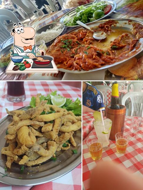 Curry de frango em Pesqueiro e Restaurante Cercado Grande