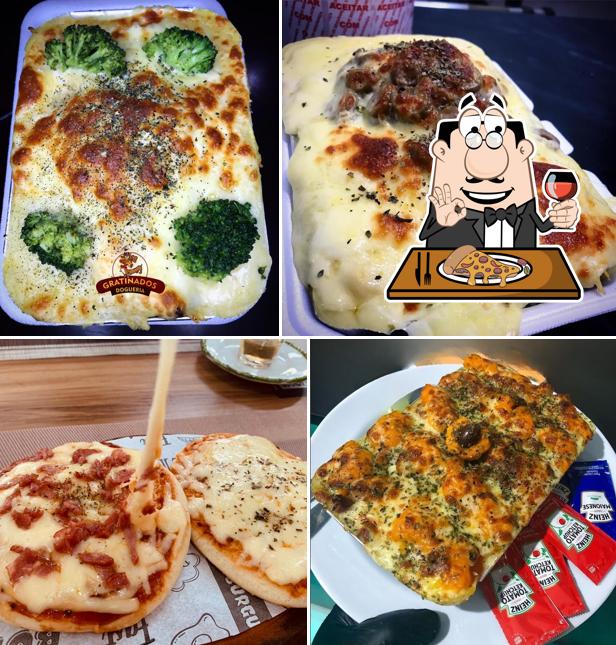 Peça diversos estilos de pizza