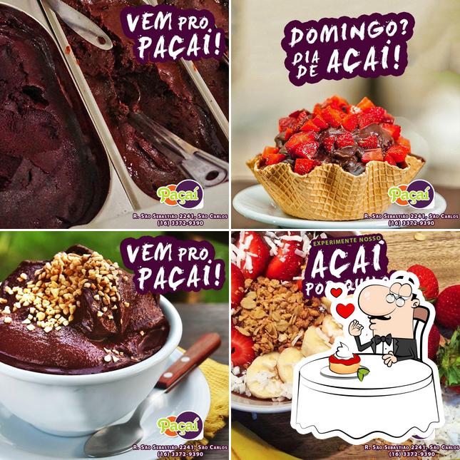 Paçaí oferece uma seleção de pratos doces