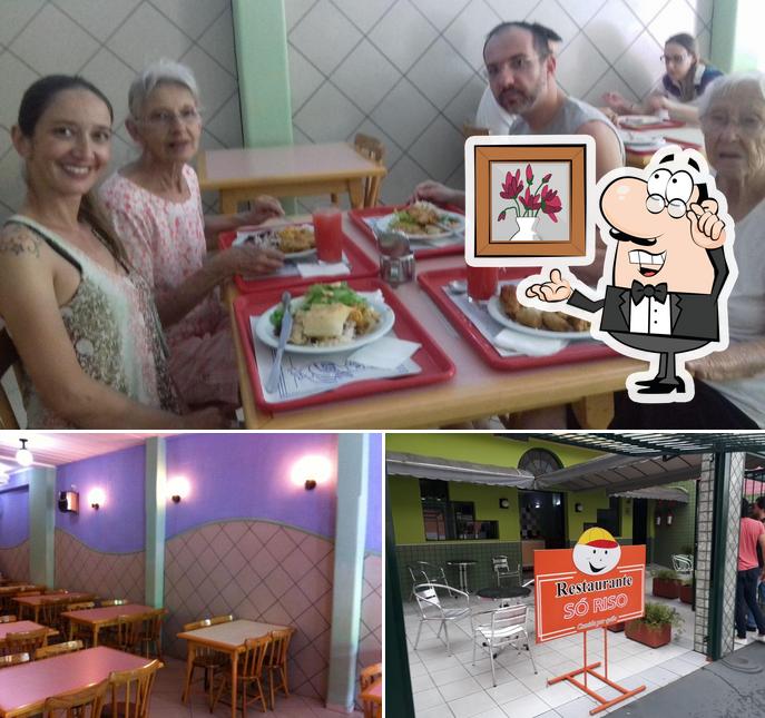 Check out how Restaurante Só Riso - Empório da Alegria looks inside