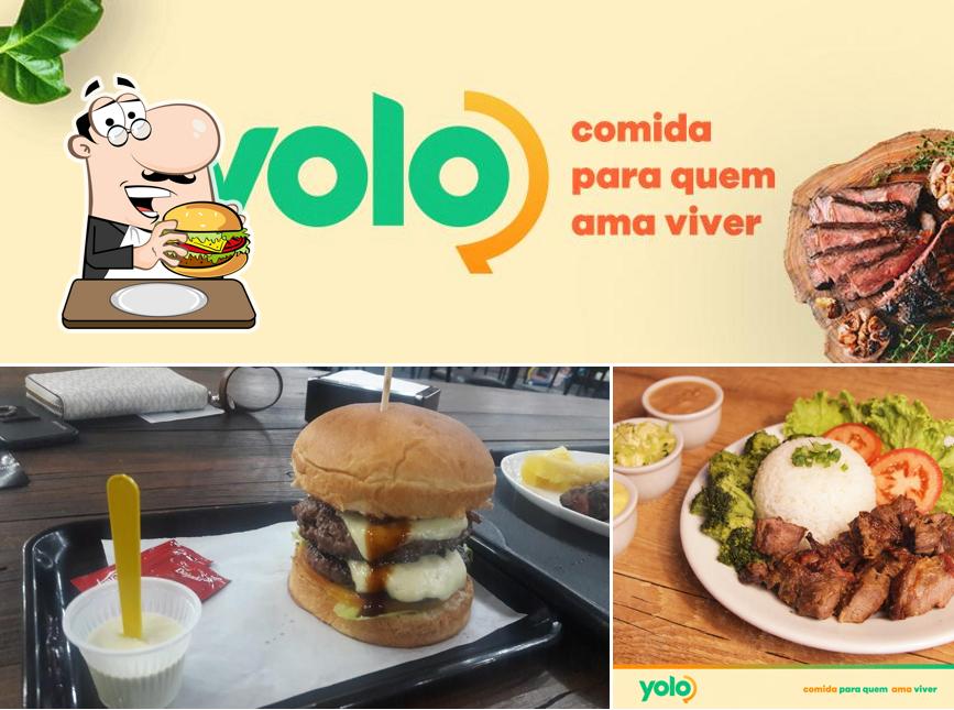 Hambúrguer em Yolo Food