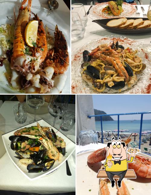 Scegli tra i molti pasti di mare disponibili a La Gritta