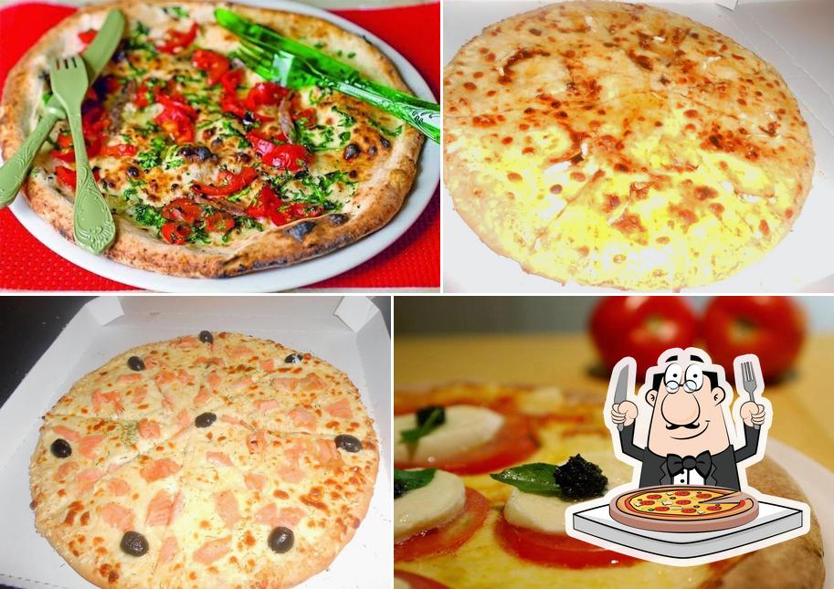 Prenez différents genres de pizzas