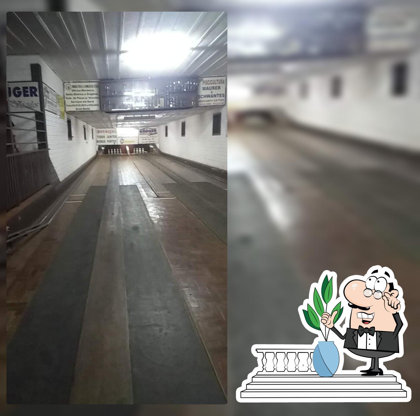 Você pode espairecer no na área externa do Bolão de Arroio Bonito