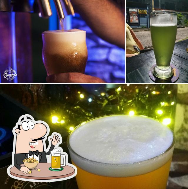 Você pode tomar um copo de cerveja leve ou escura