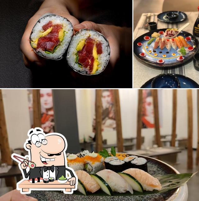 Scegli le varie opzioni di sushi