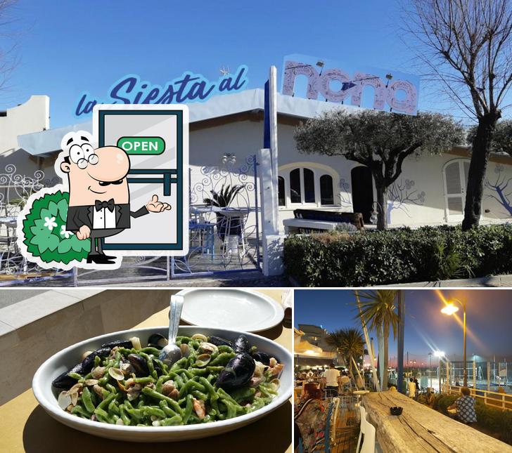 La foto della esterno e cibo di Ristorante La Siesta