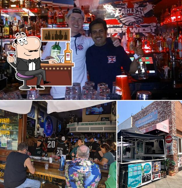 Britannia Pub in Santa Monica Restaurant menu and reviews